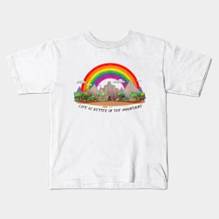 Stay wild Life is better Kids T-Shirt